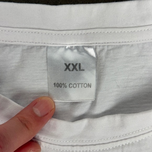 Mens I Love Paris Graphic T-Shirt White 100% Cotton XXL Souvenir Tee - Picture 2 of 9